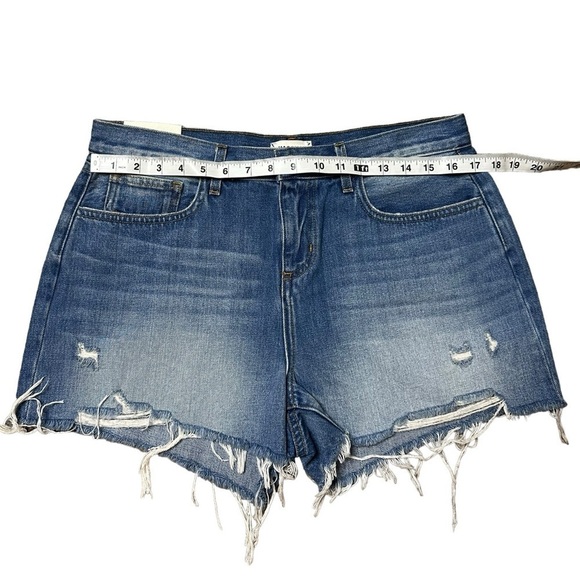L’AGENCE Audrey Mid Rise Cut Off Jean Shorts - Picture 8 of 8